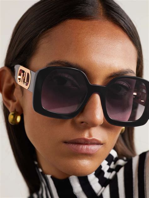 fendi sunglasses oversized|fendi oversized 56mm sunglasses.